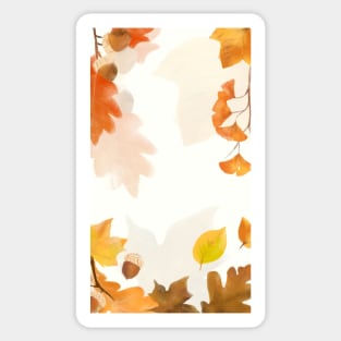 Autumn Tapestry: An Artistic Kaleidoscope Sticker
